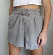 Never Too Late Grey Lounge Shorts