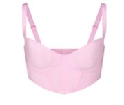 Logo Shine Corset Bra In Baby Pink NWT 32DD (sister Sizes)