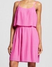 Merona accordion pleated tiered dress