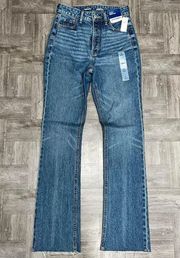 NEW  Extra High Rise Bootcut Jeans Size 0