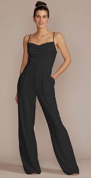 Black David’s Bridal Jumpsuit