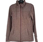 Carve Designs Merlot‎ Maroon Delux Full Zip Jacket Drawcord Semi Fit Small