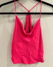 Zara Pink Silk Top