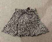 Leopard Ruffle Skirt Size Small 