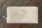 NWT Tory Burch Pale Apricot Zip Around Wallet