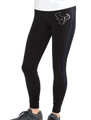 GIII For Her NFL Houston Texans Women's Warm Up Leggings - Black - Size Small