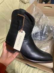 “The Penny” Black Western Booties