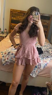 Pink Ruffler Altar’d State Romper