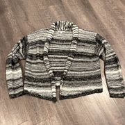 Billabong striped knit open front crap Cardigan