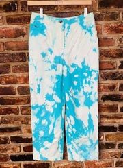 St. John Custom Dyed Blue Denim Dress Pants 4