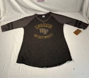 Wake Forest Demon Deacons shirt Women’s Large Gray New!