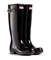 Hunter Original Tall Gloss Black Rain Boots