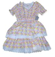 Melloday shabby chic cottage core dress