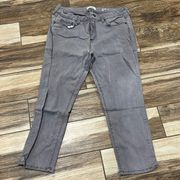 Sonoma gray capri denim jeans size 16