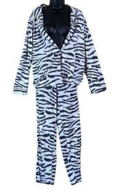 Flora Nikrooz Women’s Zebra Print Pajama Set