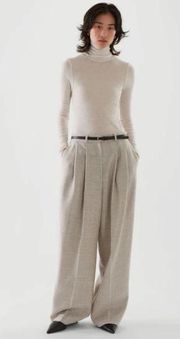 COS Pleated Wide-Leg Linen Trousers