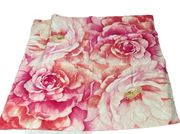 AdrienneVittadini silk scarf in gorgeous floral watercolor pattern. 33.5” sq.