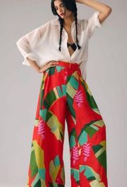 FARM Rio Heliconia Red Pants