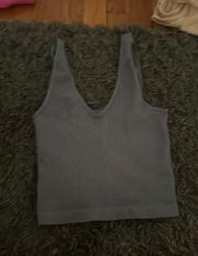 dusty blue tank