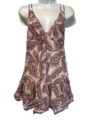 Maaji Women's Standard No Regrets Pink Floral Sleeveless Short Dress Size S