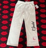 Aristocat Marie Spoiled White Sweatpants Girls 11/12