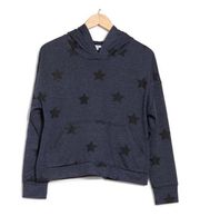 Workshop Long Sleeve French Terry Star Printed Hoodie S