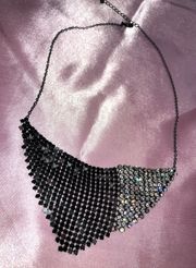 Black & Diamonds Necklace