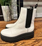 White Platform Boots