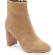 Jeffrey Campbell Priana Bootie in Camel Suede