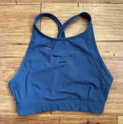 Alo Warrior Sports Bra in Eclipse Blue XS