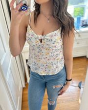 Floral Print Flowy Tank