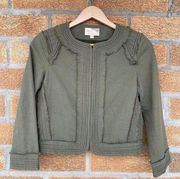 Elizabeth and James
Olive DistressedMilitaryJacket