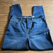Seven7 Size 10 Ultra High Rise Legging Dark Denim Jeans