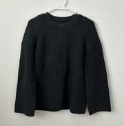 All Saints Jago Crew Neck Jumper Wool Alpaca Blend Sweater Size: S