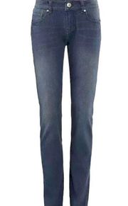 CABI Style 3191 Grey Slim Boyfriend Jeans Size 10 Distressed