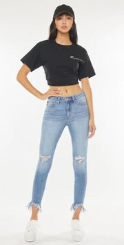 Delilah High Rise Ankle Jeans