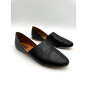 Miz Mooz Black Leather Flat