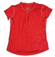 Kuhl Women’s Orange Embroidered Tee Shirt Top