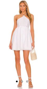 Jenny Mini Dress in White