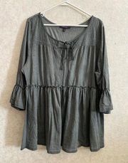 Olivia Sky women's size 1X gray top