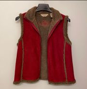 LL Bean Suede Zip Vest