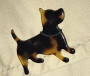 Tortoise shell Scottie pin