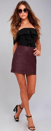 Maroon/ Purple Skirt