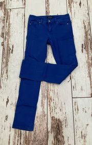  WHITE HOUSE BLACK MARKET SLIM ANKLE BLUE JEANS