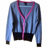 Rue 21 grey button down sweater cardigan size XL v-neck long sleeve sweater