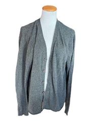 Womens 1991 Cotton On Charcoal Everything Boxy Cardigan Grandpa Sweater - Sz XXL