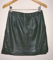 Olive Green Mini Skirt