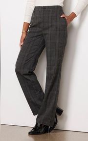 Sanctuary Evereve Charcoal Glen Plaid Soho Trouser Pant - Women's Size 26