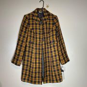 Apt. 9 Sable And Black Twill Dress Coat