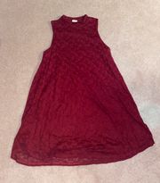 Maroon Dress